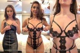 Christina Khalil Sexy Lingerie Boob Play Video Leaked on girlzfan.com