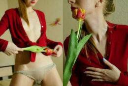 Redhead Foxy Sensuality Of Flowers Patreon Teaser Video on girlzfan.com