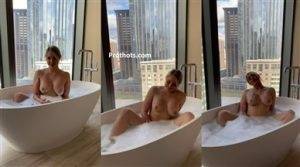 Courtney Tailor Nude Masturbating in Bathtub Porn Video Leaked Mega on girlzfan.com
