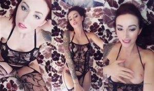 Lera Himera Nude Black Lingerie Patreon Video Leaked on girlzfan.com