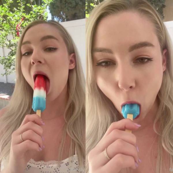 STPeach Sucking Popsicle Fansly Video Leaked - Canada on girlzfan.com
