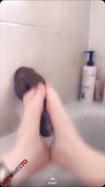 Lucy Loe foot job snapchat premium xxx porn videos on girlzfan.com