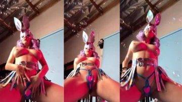Darshelle Stevens Bunny Cosplay Nude Video Leaked on girlzfan.com