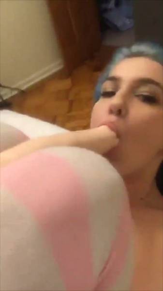 Skye Blue dildo masturbating on bed snapchat premium xxx porn videos on girlzfan.com