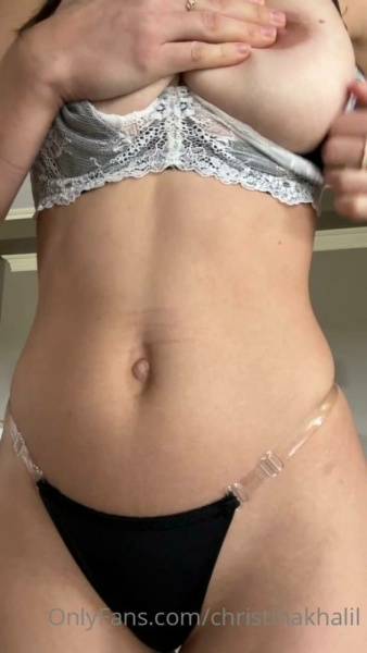Christina Khalil Nipple Slip Topless Strip Onlyfans Video Leaked - Usa on girlzfan.com