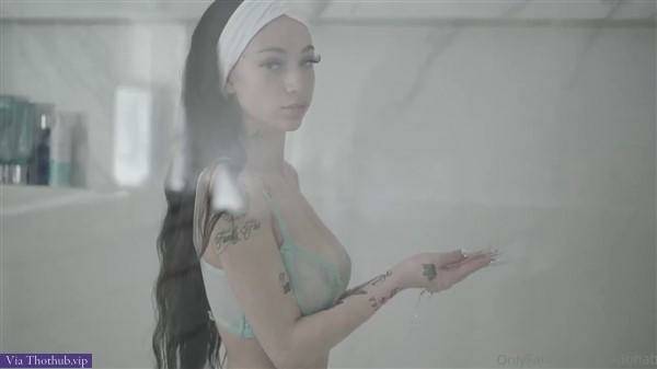 Bhad Bhabie Nude Nips Visible in Shower Video on www.girlzfan.com