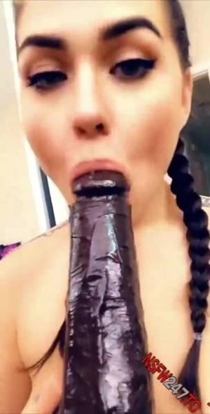 Karmen Karma tease & dildo show snapchat premium xxx porn videos on girlzfan.com