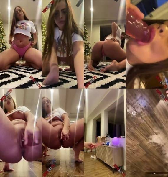 Allison Parker dildo masturbation on the floor snapchat premium 2019/12/12 on www.girlzfan.com