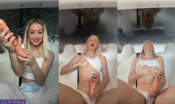 Dilfenergy Nude Masturbating in Car Porn Video on girlzfan.com
